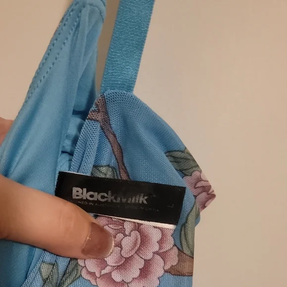 Floral Blue Maxi Dress - Picture 2 of 6